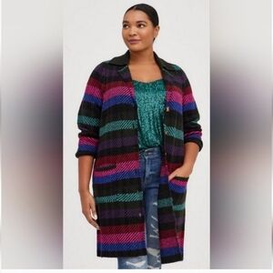 Torrid sweater coat, GUC, Size 0